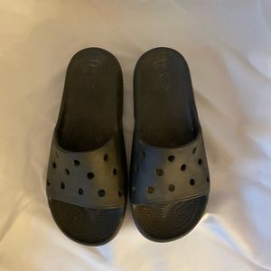Crocs slides size 8 women’s size 9 men’s